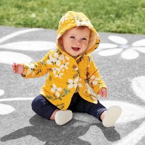🧡 3 For $12 Bundle Sale 🧡 Carter’s Floral Hooded Baby Jacket